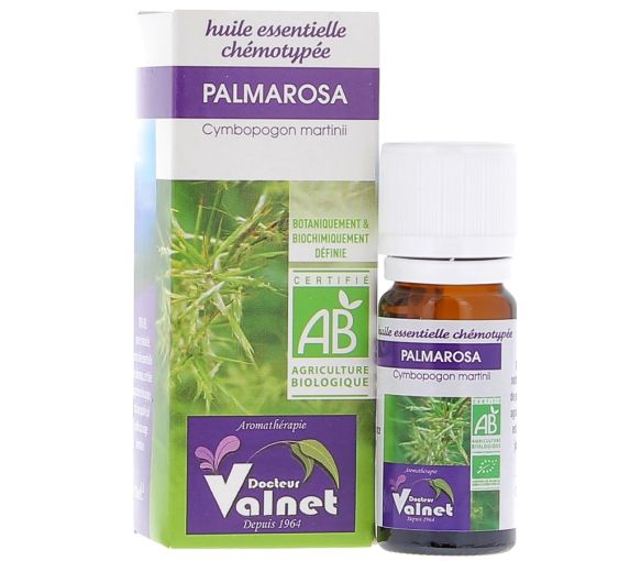 Huile essentielle palmarosa Bio Dr Valnet - 10 ml