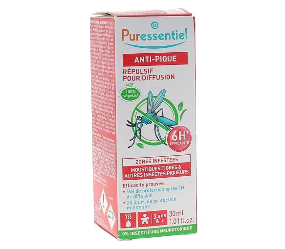 Anti Pique Répulsif pour diffusion Puressentiel - flacon de 30 ml