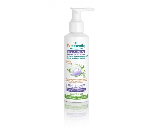 Huile micellaire nettoyante hygiène intime bio Puressentiel - flacon de 150ml - image 1