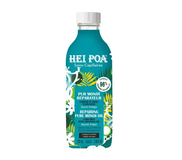 Huile soin capillaire réparateur Monoï Hei Poa - flacon de 100ml