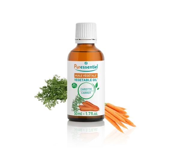 Huile végétale bio Carotte Puressentiel - flacon de 50ml