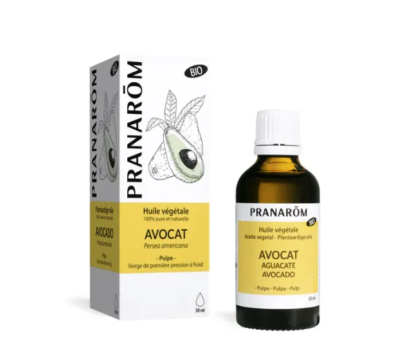 Huile végétale d'avocat BIO Pranarom - flacon de 50ml