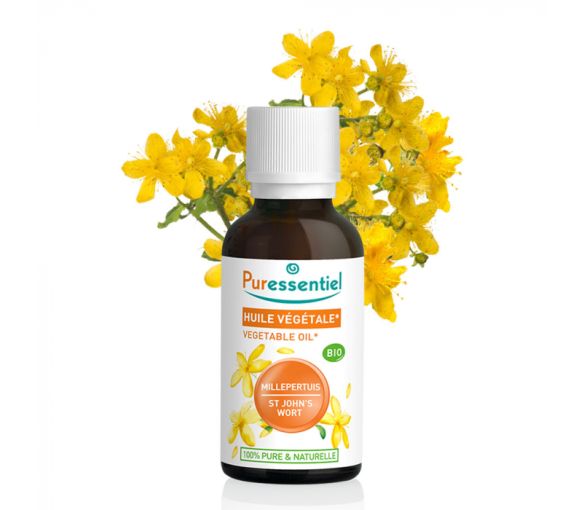 Huile végétale bio de Millepertuis Puressentiel - flacon de 50 ml