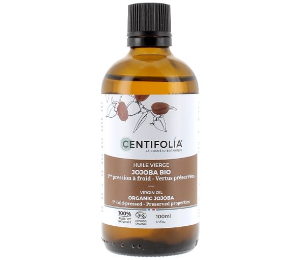 Huile vierge Jojoba bio Centifolia - flacon de 100 ml