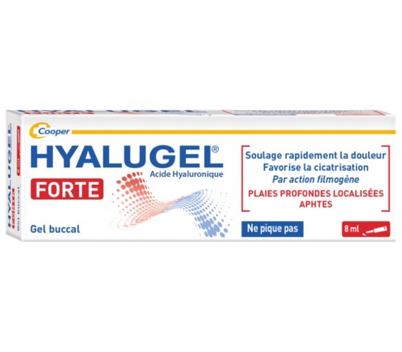 Hyalugel Forte gel buccal Cooper - tube de 8 ml