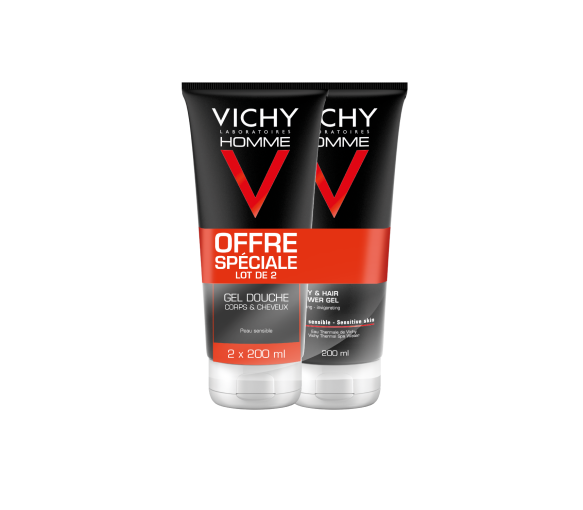 Hydra mag C gel douche corps & cheveux Vichy homme - image 1