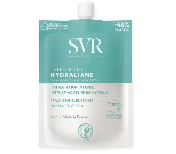 Hydraliane crème riche hydratante intense SVR - tube de 50 ml