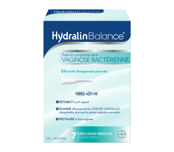 Hydralin Balance Gel Vaginal contre Vaginose bactérienne Triple Action 7 tubes - image 1