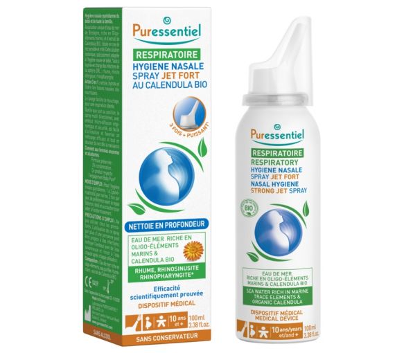 Hygiène nasale Spray jet fort au calendula bio Puressentiel - spray de 100 ml - image 1