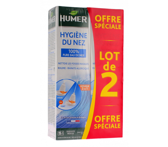 Hygiène du Nez Adulte Humer - Lot de 2 spray de 150ml - image 1