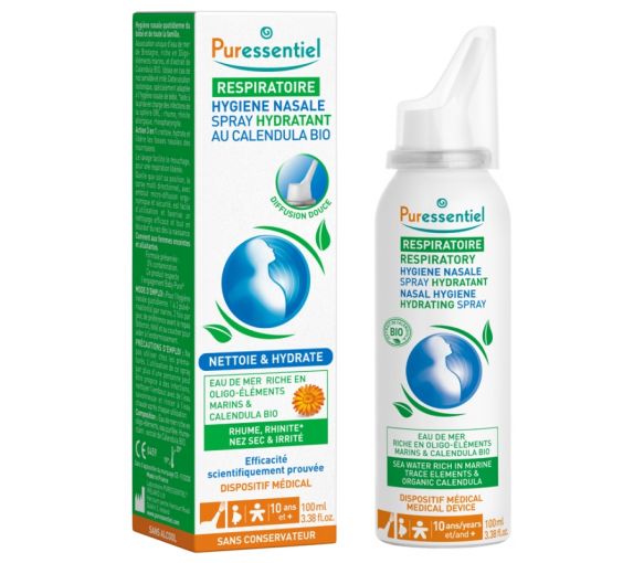 Hygiène nasale Spray hydratant au calendula bio Puressentiel - spray de 100 ml - image 1