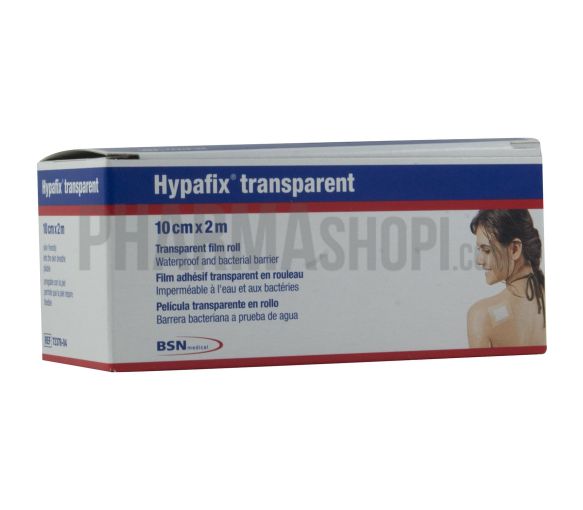 Hypafix transparent film adhésif transparent en rouleau BSN Médical - 10 cm x 2 m