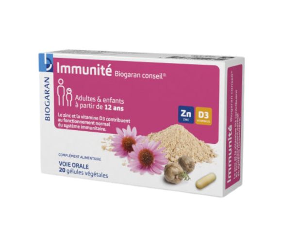 Immunité Biogaran - boîte de 20 gélules végétales - image 1