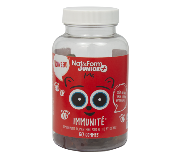 Immunité junior Nat & Form - pot de 60 gommes - image 1