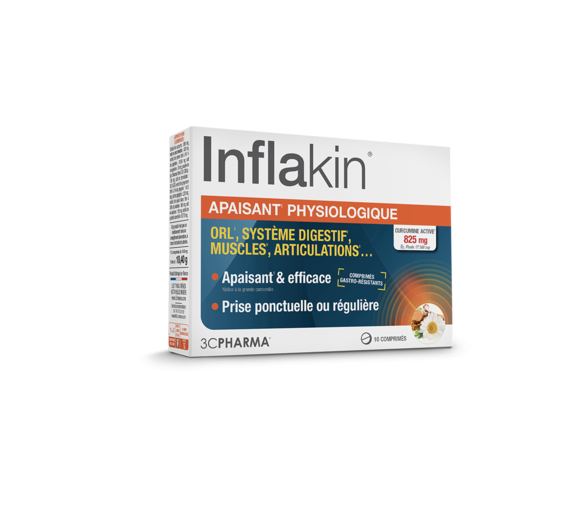 Inflakin apaisant physiologique 3C Pharma - boîte de 10 comprimés