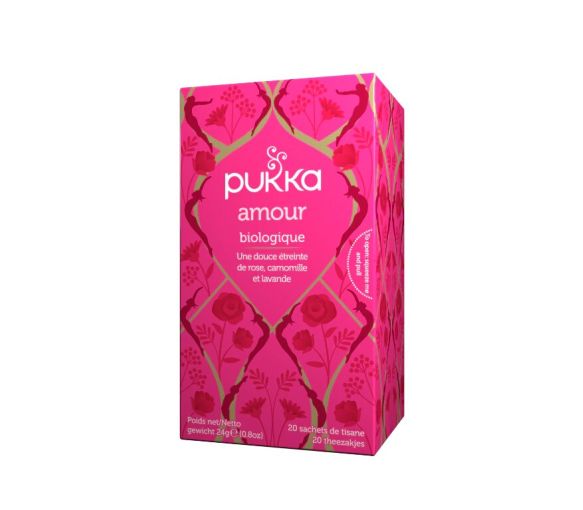 Infusion Amour (Love) BIO Pukka - boite de 20 sachets