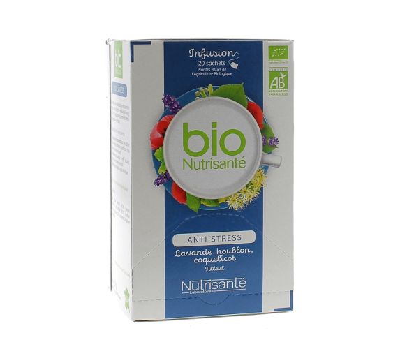 Infusion Anti-stress BIO Nutrisanté - 20 sachets