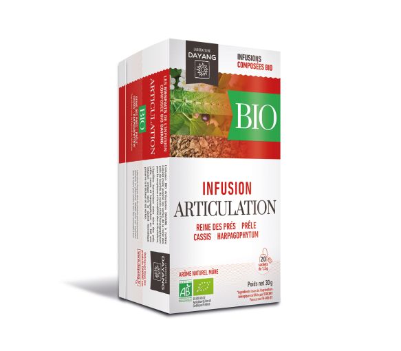 Infusion BIO articulation arôme mûre Dayang Tradition - boîte de 20 sachets