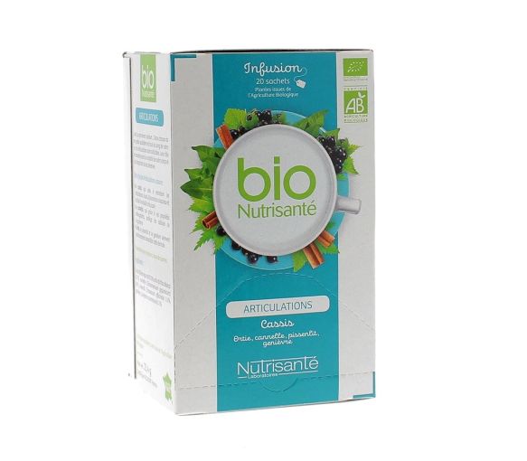 Infusion Bien-être articulations BIO Nutrisanté - 20 sachets