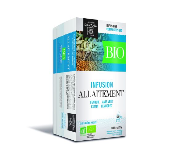 Infusion Allaitement bio Dayang - boîte de 20 sachets