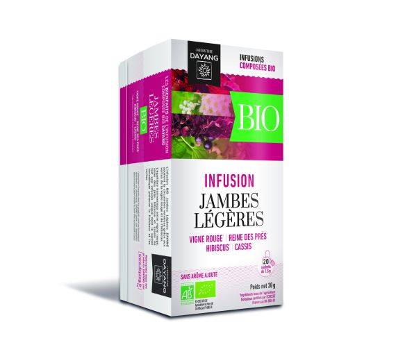 Infusion Bio jambes légères Dayang - boîte de 20 sachets