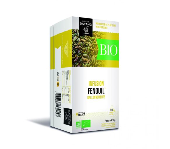 Infusion Fenouil bio ballonnements Dayang - boîte de 20 sachets - image 1