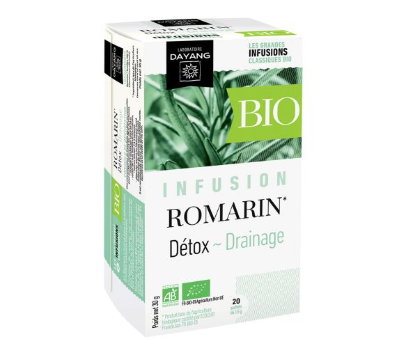 Infusion Romarin Bio détox/drainage Dayang - Boîte de 20 sachets