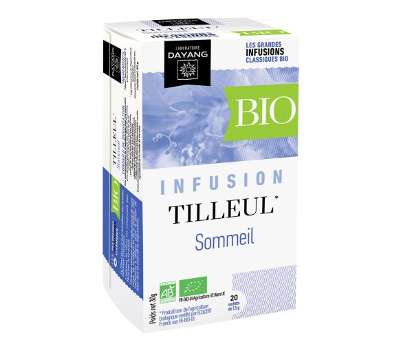 Infusion tilleul Bio sommeil Dayang - boîte de 20 sachets