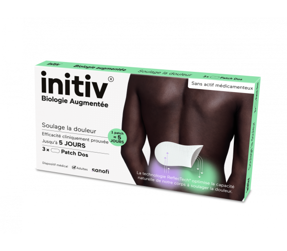 Initiv Patch dos anti-douleur Sanofi - boîte de 3 patchs - image 1