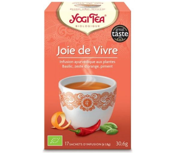 Joie de vivre BIO Yogi Tea - boite de 17 sachets