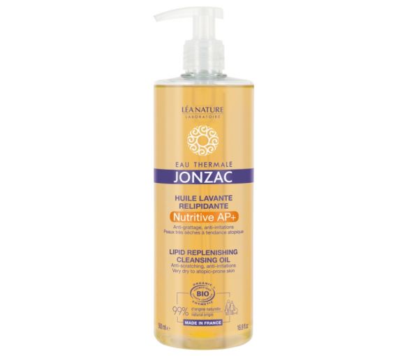 Nutritive AP+ Huile lavante relipidante bio Eau Thermale Jonzac - flacon-pompe de 500 ml - image 1