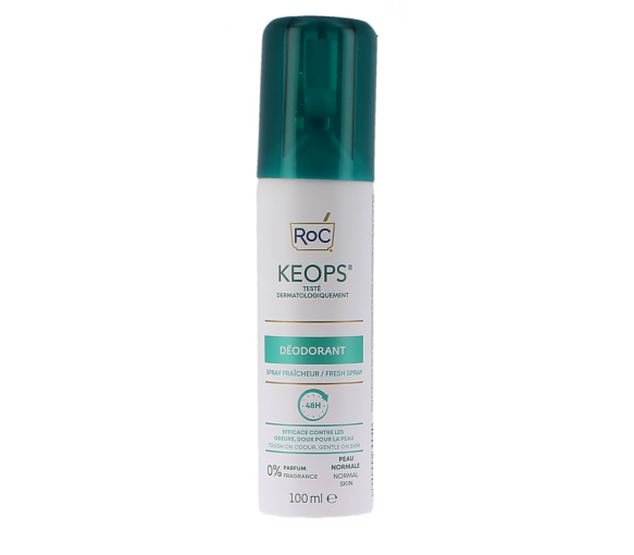 Keops déodorant spray fraîcheur 48h RoC - spray de 100ml - image 1