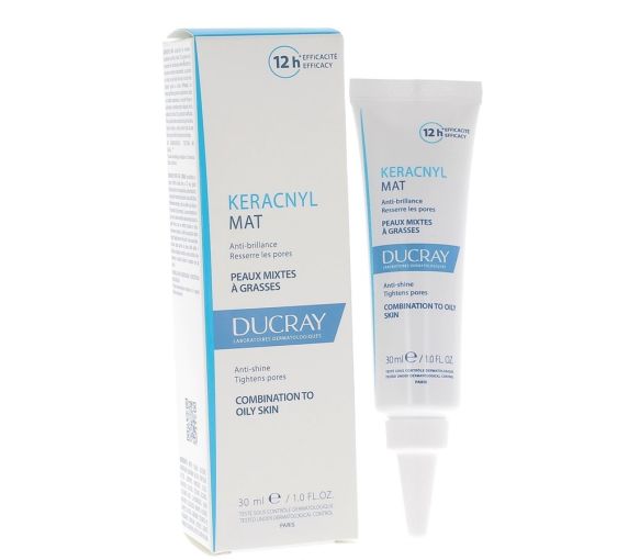 Keracnyl mat crème anti-brillance peaux mixtes à grasses Ducray - tube de 30 ml - image 1