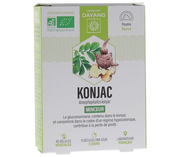 Konjac minceur bio Dayang - boîte de 45 gélules - image 1
