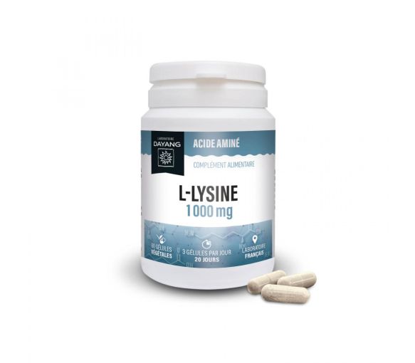 L-Lysine 1000mg Dayang - pot de 60 gélules - image 1
