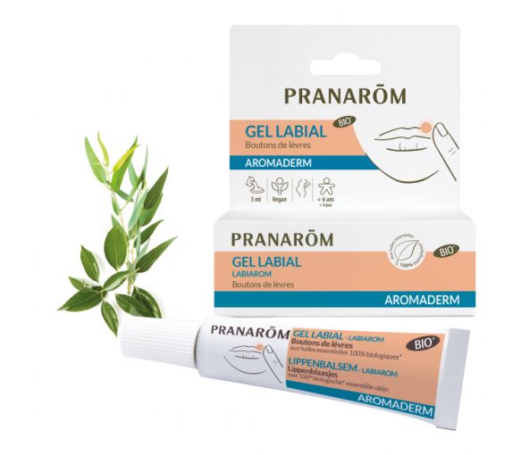 Labiarom Gel labial boutons de lèvres bio Pranarom - tube de 5ml