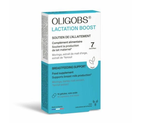Oligobs Lactation boost soutien de l'allaitement CCD - boite de 14 gélules - image 1