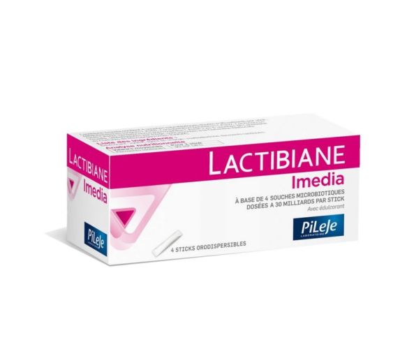 Lactibiane imedia microbiote Pileje - boite de 4 sticks orodispersibles