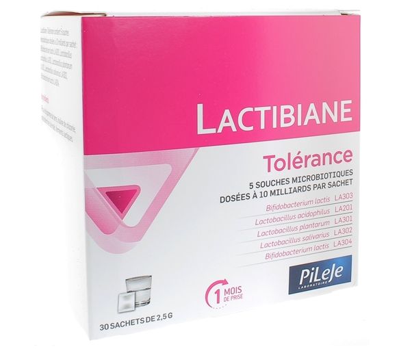 Lactibiane Tolérence Pileje - boite de 30 sachets de 2,5 g