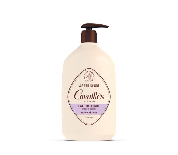 Lait bain et douche peaux sèches lait de figue Rogé Cavaillès - flacon de 1L