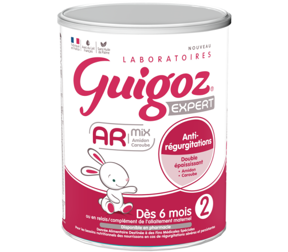 Lait expert AR 2ème âge dès 6 mois anti-régurgitations Guigoz - pot de 780g