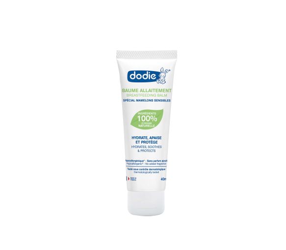Baume allaitement spécial mamelons sensibles Dodie - tube de 40 ml