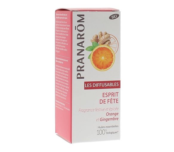 Les Diffusables Esprit de fête bio Pranarôm - flacon de 30ml