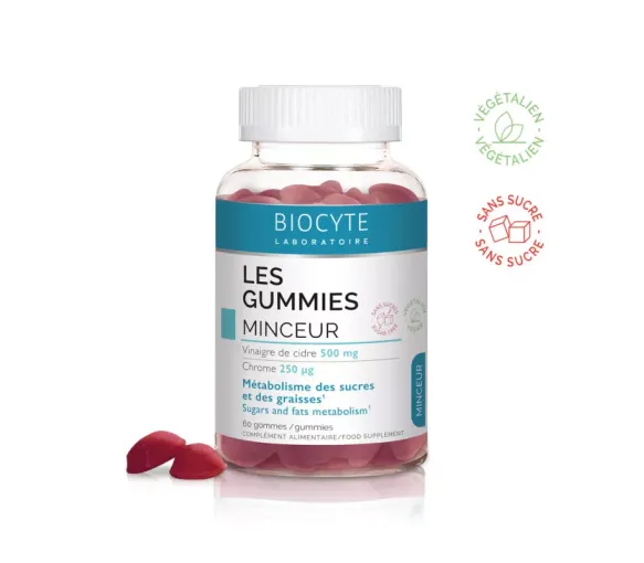 Les gummies minceur Biocyte - pot de 60 gommes - image 1