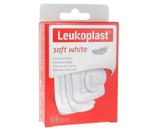 Leukoplast Soft White Pansements BSN Médical - boîte de 30 pansements