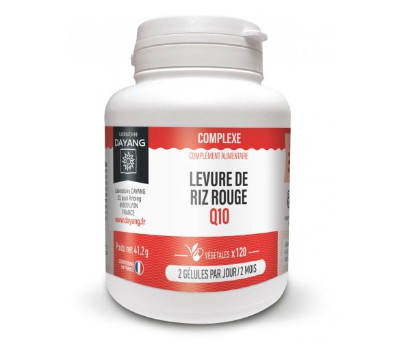 Levure de riz rouge + Q10 Dayang - boite de 120 gélules - image 1