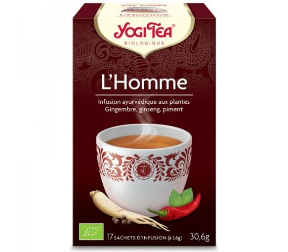 L'homme BIO Yogi Tea - boite de 17 sachets