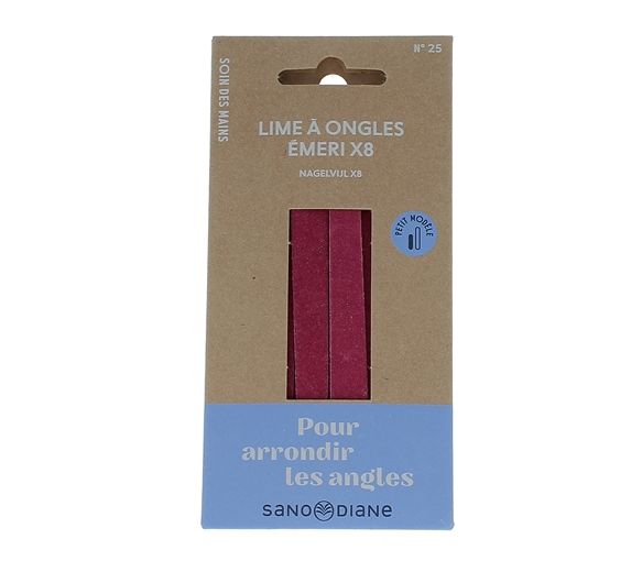 Limes à ongles émeri petit modèle Sanodiane - 8 limes