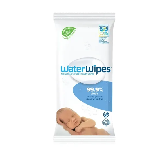 Waterwipes lingettes pour bébés - sachet de 28 lingettes