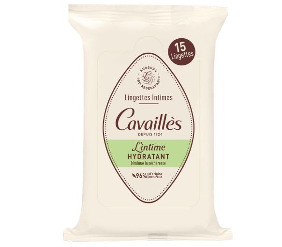 Lingettes intimes spécial sécheresse Rogé Cavaillès - paquet de 15 lingettes - image 1
